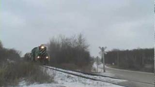 preview picture of video 'Ontario Southland Railway 501 & 502'