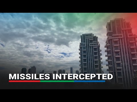 Israel intercepts missiles after reporting launch from Iran | ABS-CBN News