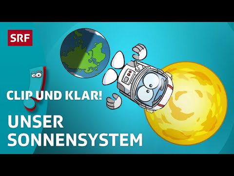 Clip und klar! – Wie ist das Sonnensystem aufgebaut? | Kindervideos | SRF Kids