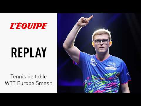 Tennis de table - Le replay du 8e de finale entre Alexis Lebrun et Lin Shidong au WTT Europe Smash