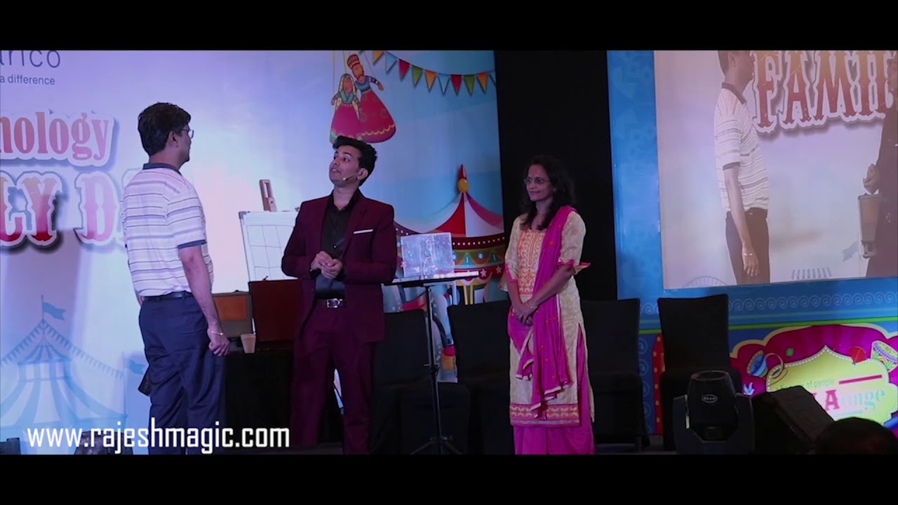 Rajesh Kumar magic Marico corporate event Mumbai