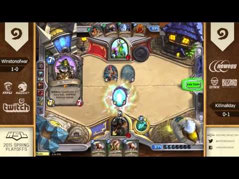 HSL Hearthstone Spring Playoffs Ro32 - Winstonofwar vs Killinallday