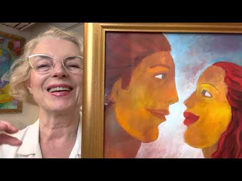 [Alina Witwitzka] Tempera på Kulturnatta. Alina Witwitzka ställer upp #alinawitwitzka #kulturnatta #tempera