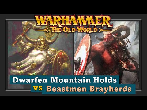 Dwarfs vs Beastmen | Warhammer The Old World | 2000pts Battle Report