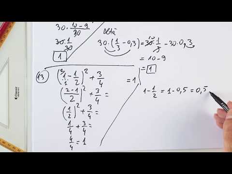 Calcule Cu Numere Rationale - Rezolvare (Lectia 1) Curs Bacalaureat matematica