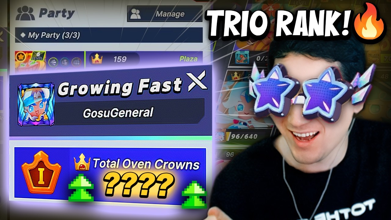 ROAD TO TOP 1! 🏆 Trio Grinding in CookieRun: OvenSmash