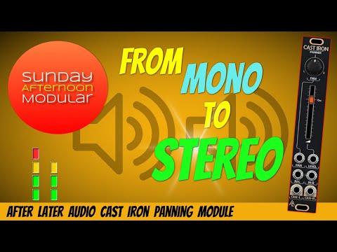COOL STEREO EFFECTS with the After Later Audio Cast Iron - Make your Mono Signal STEREO!