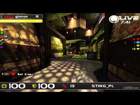 sting vs gienek (gienon) - DreamHack Winter 2013 Group C Round 4 (Quake Live VOD)