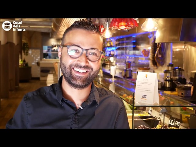 Hamza Joulila: del Casal dels Infants a jefe de sala del restaurante Moka