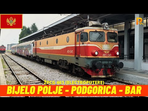 Cab Ride Bijelo Polje - Bar (Beograd - Bar Railway, Montenegro, June 2025) train driver's view 4K