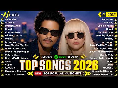Billboard 2026 🍑 Spotify 🍆 The Weeknd, Adele, Selena Gomez, Ed Sheeran, Maroon 5, Justin Bieber