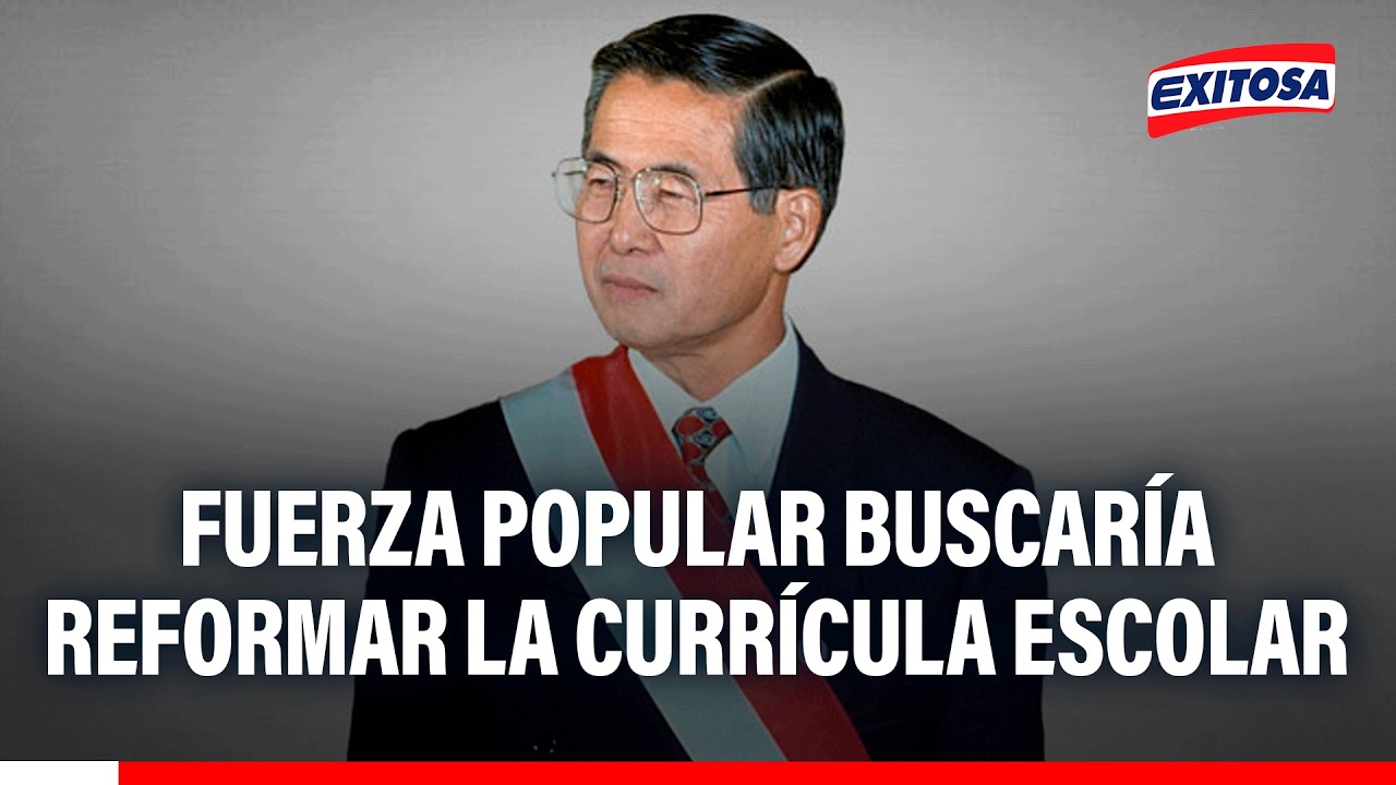 🔴🔵 FP buscaría reformar la currícula escolar para "limpiar imagen" de Fujimori, señala historiador