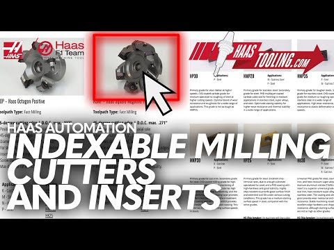 Indexable Milling Cutters and Inserts on HaasTooling.com - Haas Automation, Inc.