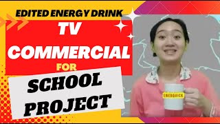 Watch an ENTIRE  Energy Drink TV Commercial for School Project