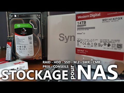 Choisir le STOCKAGE 💽 (HDD et SSD) pour son NAS (RAID, HDD, SSD, M.2, SMR, CMR, fiabilité, prix...)