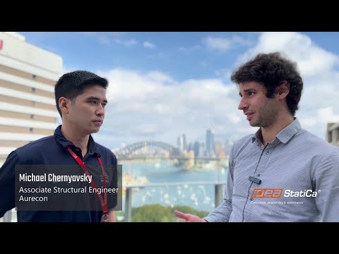 Interview with Aurecon's Michael Chernyavsky on IDEA StatiCa