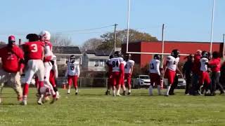 High School Thanksgiving Day Rivalry Football Fight (Fall River, MA vs New Bedord, MA)