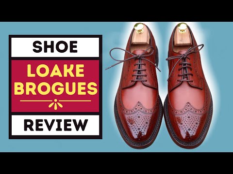 LOAKE 1880 BROGUE SHOE REVIEW - BIRKDALE 1880 WINGTIP BROGUES