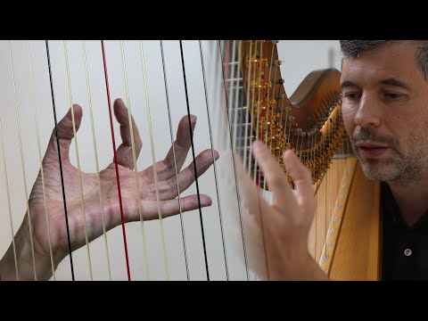 How to play double harmonics on the harp - Harp Tuesday ep. 276