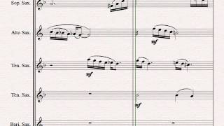 Farewell - Sad Ballad - Saxophone Quintet