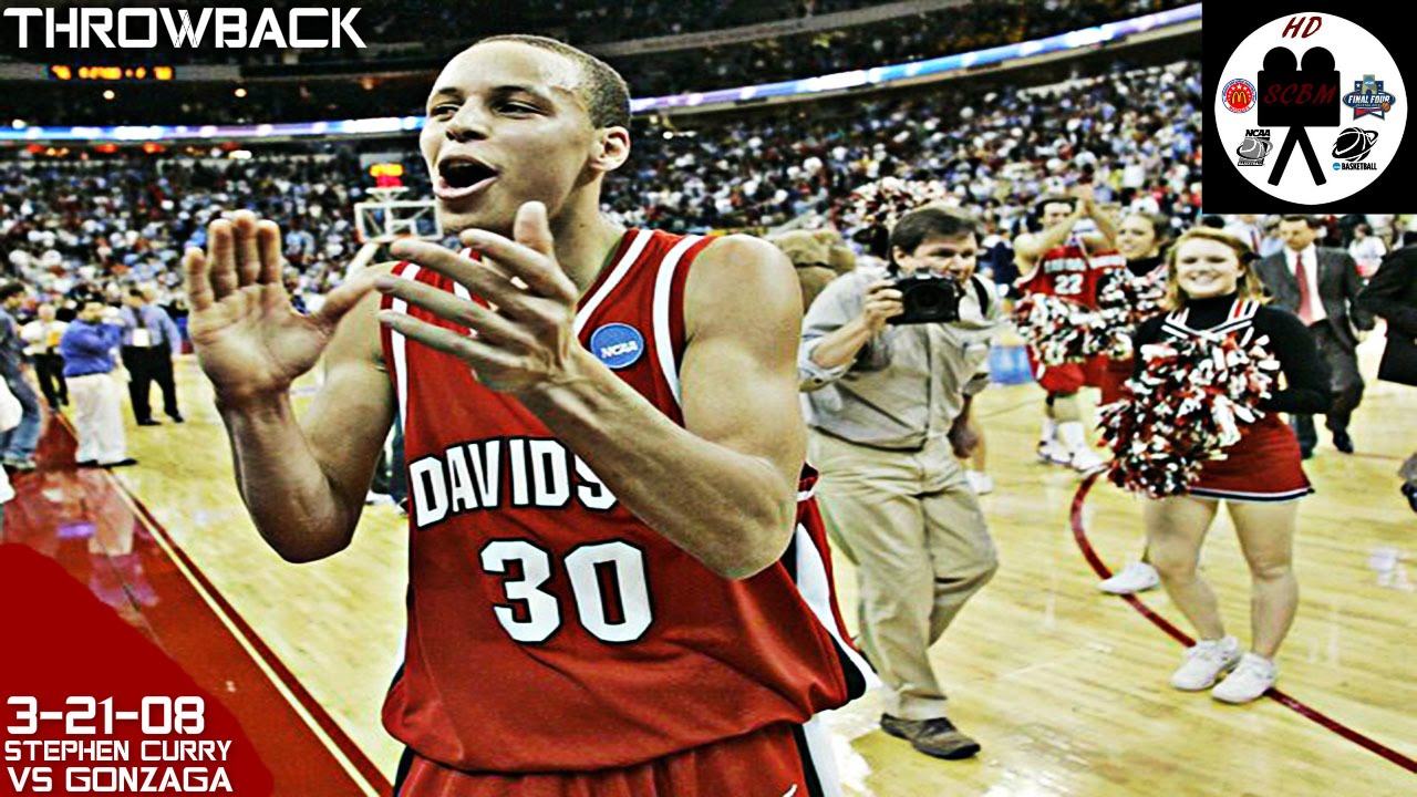 Stephen Curry Davidson Full Highlights vs Gonzaga 1st Rd (3-21-08) 40 Pts 5 Stls, 8 3PM, CRAZY!