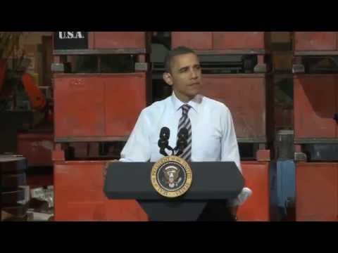 Screen capture of President Obama (10min)