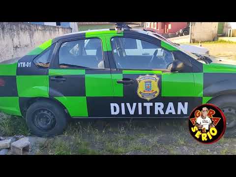 CARRO DO TRÂNSITO DE JUQUITIBA NO PADRÃO NACIONAL TEM A CARA DO PREFEITO ELEITO WILLIAM SOARES.