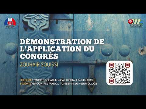 Rencontres Franco-Tunisiennes de Pneumologie 2026 : démonstration de l'application du congrès