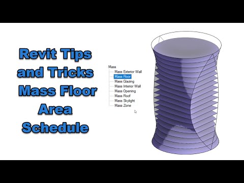 Massing in Revit - Mass Floor Area Schedule