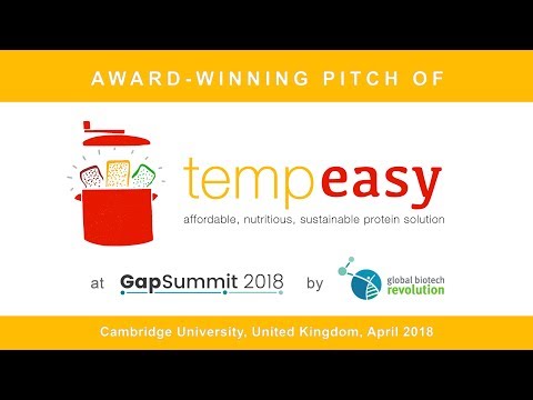 TempEasy Award Winning Pitch at Cambridge University