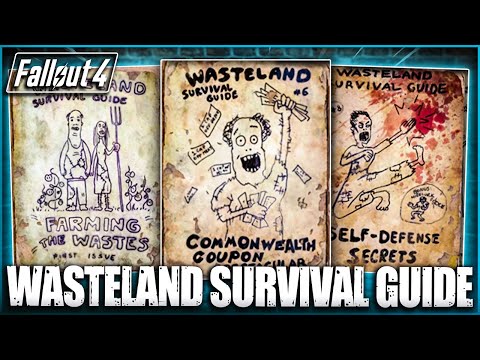 HIDDEN PERKS with all 9 WASTELAND SURVIVAL GUIDE in Fallout 4
