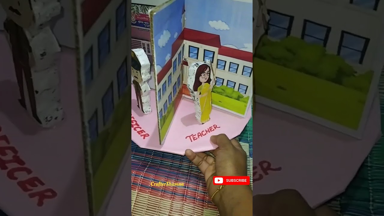 School Excibition project ideas 2023 |community helpers model ##diy #craft #art @CrafterShamna