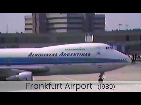 Frankfurt Airport in the summer of 1989