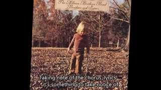 THE ALLMAN BROS BAND&#39;s Wasted Words