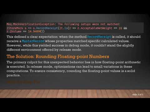 Understanding Why Your Unit Test Fails in Release Mode but Passes in Debug Mode