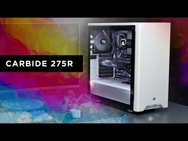 Case Corsair Carbide Series 275R Tempered Glass Mid-Tower Gaming White