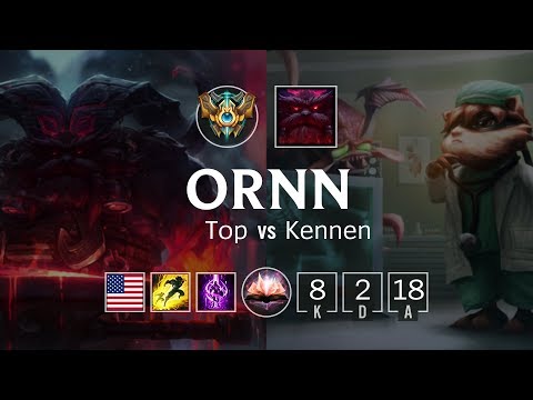 Ornn Top vs Kennen - NA Challenger Patch 8.19