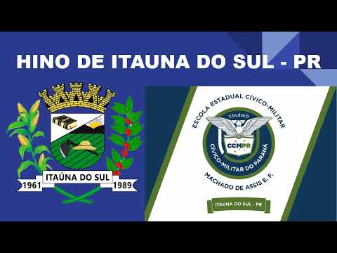HINO DE ITAUNA DO SUL COM LETRAS GRANDES   ECM MACHADO DE ASSIS