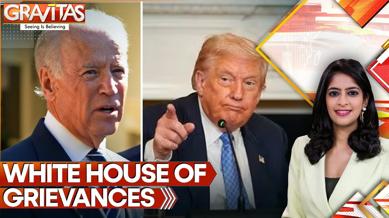 White House: Trump Installs Plaques Attacking Biden and Obama Inside White House | GRAVITAS