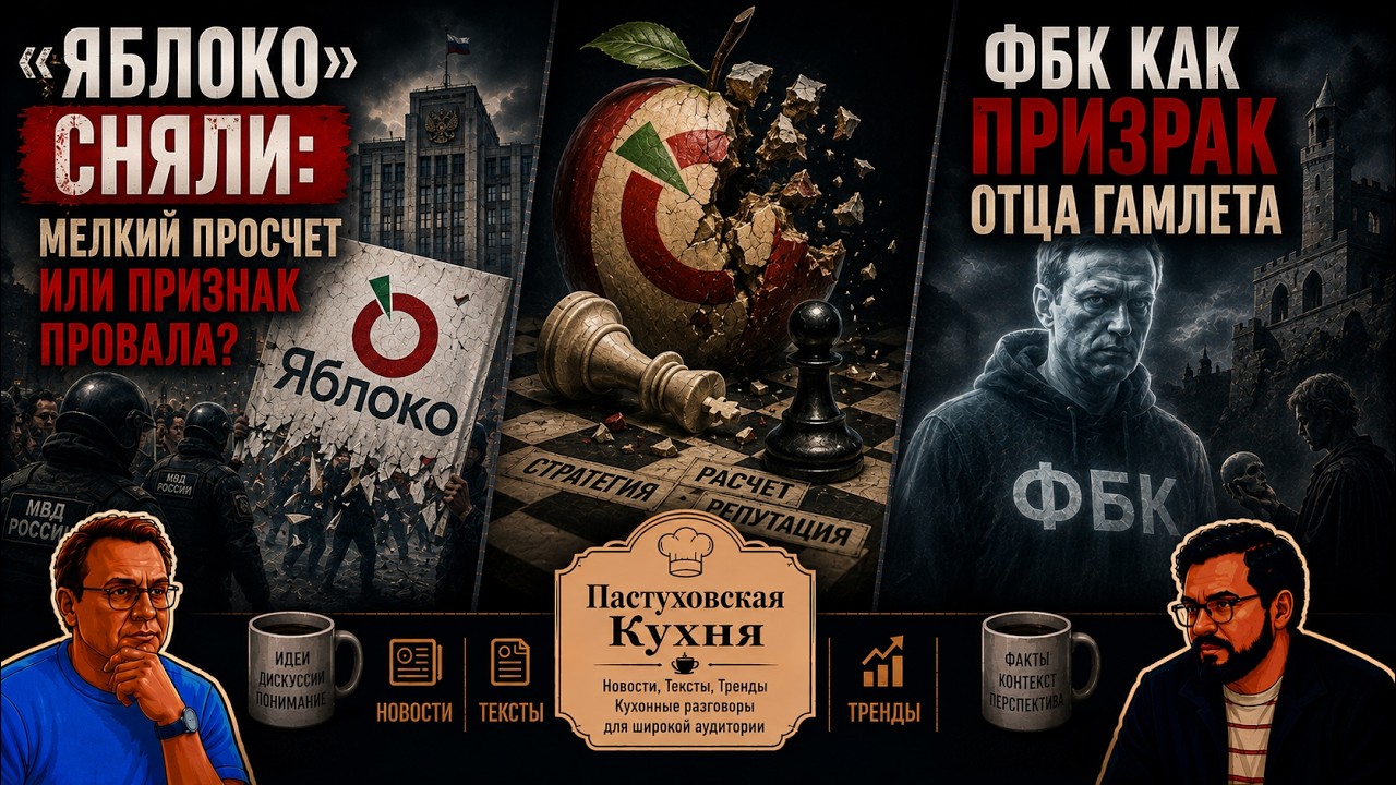 "Яблоко" сняли: мелкий просчет или признак провала? ФБК как призрак отца Гамл?
