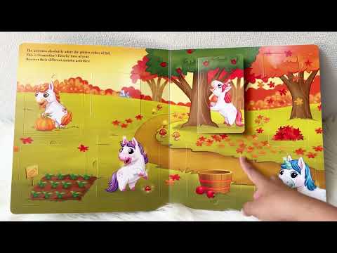 Unicorns & Friends Flip Flap Fun Board Book Over 40 Flaps!