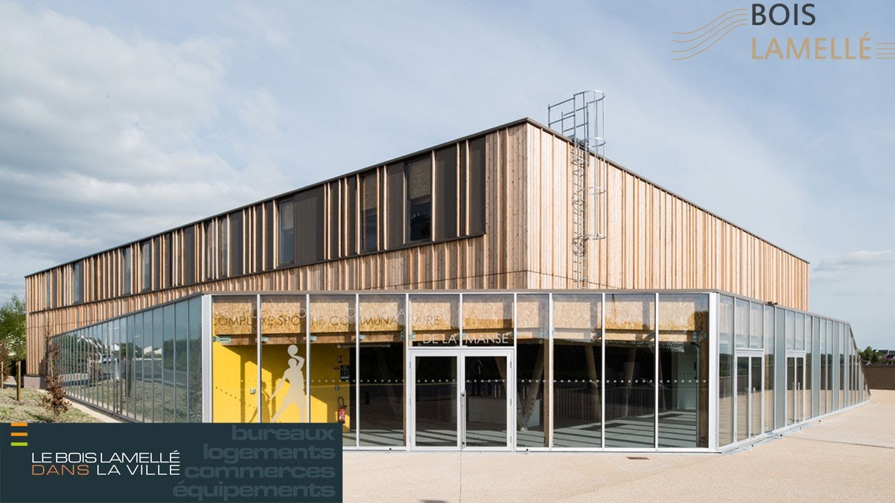 Bâtiment sportif et Bois Lamellé, St Maure de Touraine