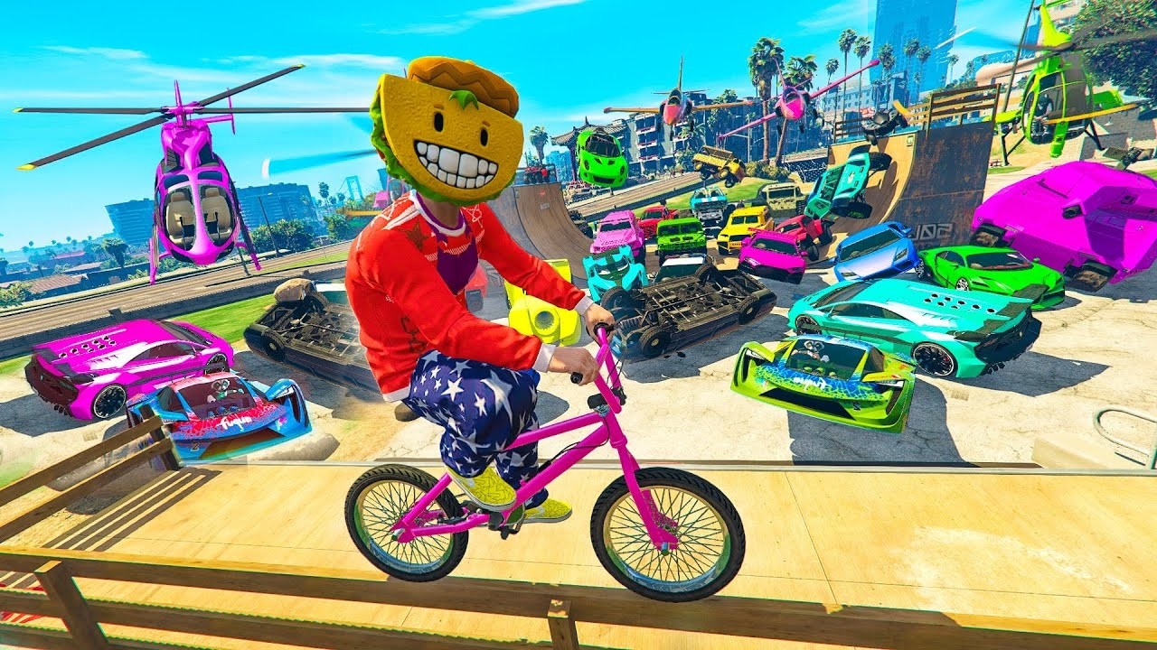 TODOS CONTRA MI EN BICI! ENFADO TOCHO - GTA 5 ONLINE