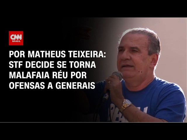 STF decide se torna Malafaia réu por ofensas a generais nesta terça feira (28) | CNN 360º