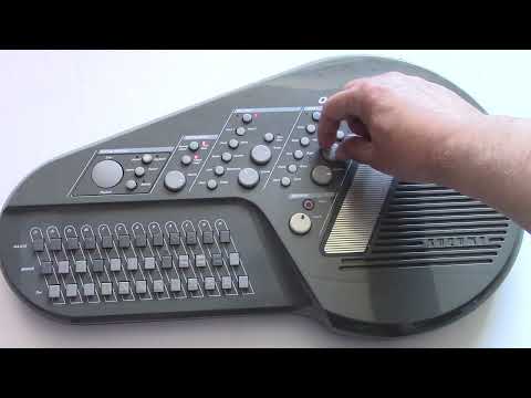 1989 Suzuki Omnichord OM-200m Vintage MIDI Electronic Autoharp Digital Synth & Drum & Idea Machine With OVP-3 Soft Shell Carrying Case Bag OM-200 OM200 System 200 image 10