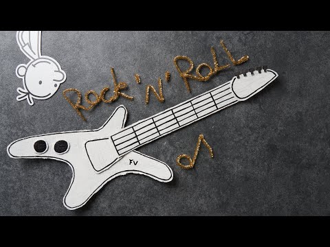 Greg-Gitarre basteln aus Pappe | Gregs Tagebuch 17: Voll aufgedreht! | BuchstabenBande