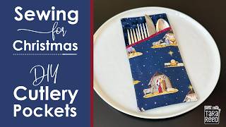 How to Sew a Cutlery Pocket - Sewing for Beginners