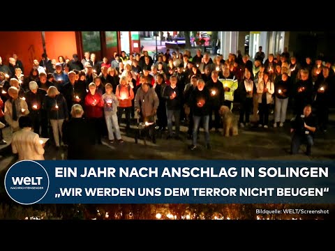 DEUTSCHLAND: Ein Jahr nach Anschlag in Solingen - Gedenken und Debatte über Vorratsdatenspeicherung