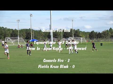 Concorde Fire U17 SRPL vs. Florida Kraze Black - 8/26/2017