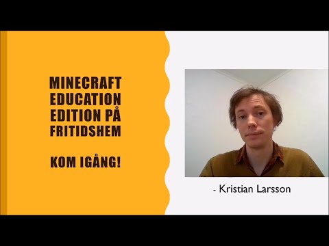 Minecraft Education på fritidshem - kom igång!
